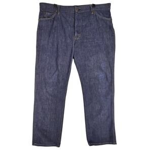 SEARS ROEBUCKS RARE VINTAGE MEN'S BLUE JEANS STRAIGHT HIGH RISE –  SIZE 40x30